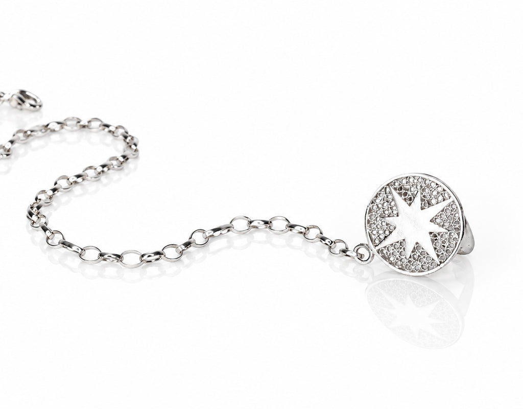 Anillo con pulsera Estrella